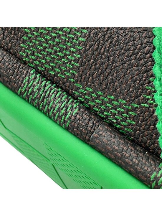 Louis Vuitton Slippers LV Palace Line Mules Damier Pattern Leather Rubber 10 main image 8